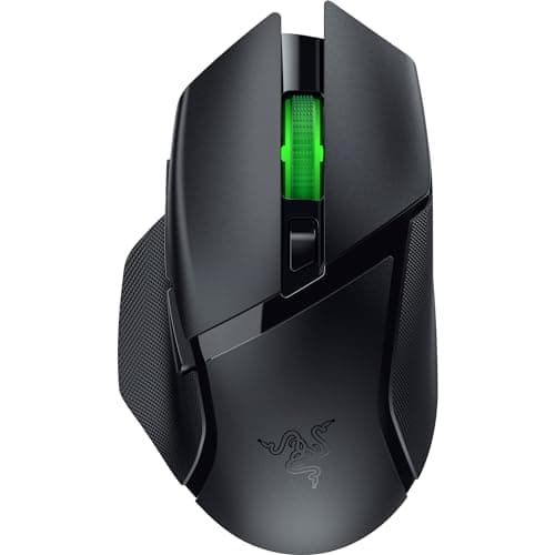 Razer Basilisk V3 X HyperSpeed Gaming Mouse - Optical - Wireless - Bluetooth/Radio Frequency - 2.40 GHz - Black - USB - 18000 dpi - 7 Button(s) - 7 Programmable Button(s) - Right-handed - 1 x AA Batte