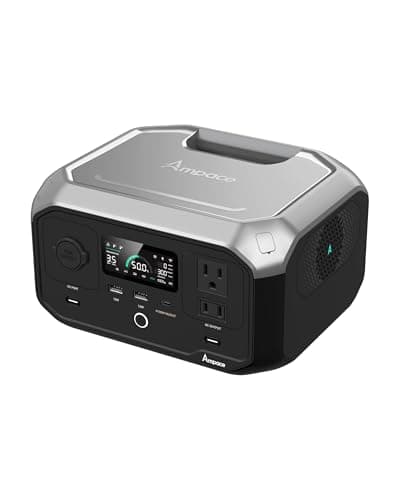 Portable Power Station Andes 300 266Wh Battery Backup with 300W AC/100W USB-C Output, 1-Hour Fast Charging, Solar Generator (Solar Panel Optional) for Outdoor Camping/RV/Traveling/Emergencies