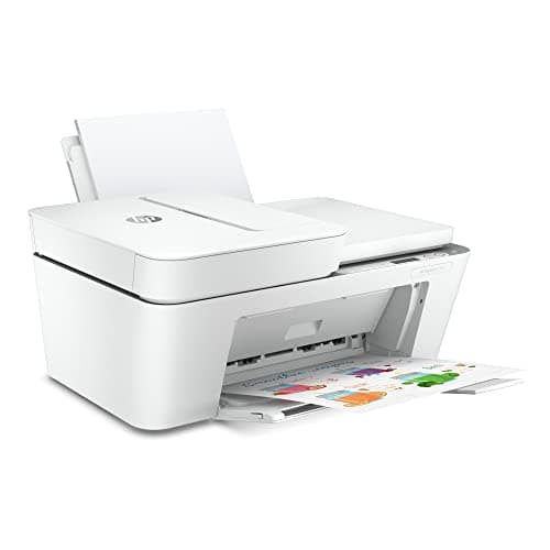 HP DeskJet 4155e Wireless Color Inkjet Printer, Print, scan, copy, Easy setup, Mobile printing, Best-for home, 3 month Instant Ink trial included, white 16