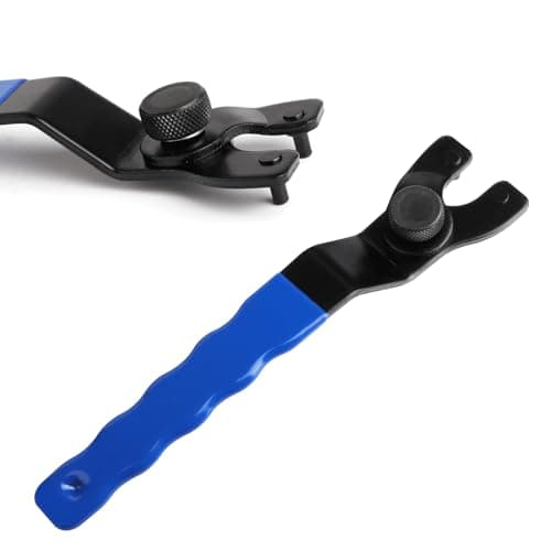 Golden Pearl Pin Spanner,Spanner Wrench for Grinder,Adjustable Pin Wrench for Angle Grinder Machine(Blue)