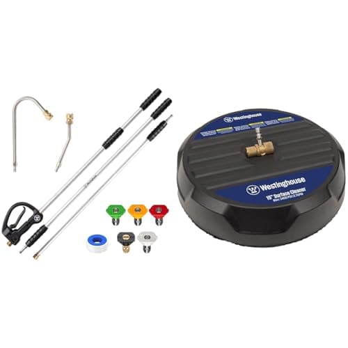 Westinghouse 9 Ft. 4000 PSI Pressure Washer Extension Wand and 15” 3400 PSI Surface Cleaner Attachment Bundle