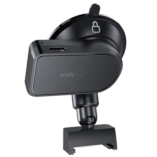 VANTRUE E1 Pro/ E1 Lite/ E2 Dash Cam GPS Receiver Module Type C USB Port Suction Cup Mount for Windows and Mac