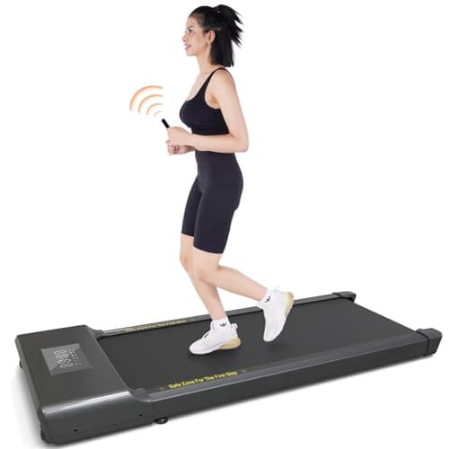 Walking Pad, Under Desk Treadmill 2 in 2 for Home/Office with Remote Control, Walking Treadmill, Portable Treadmill in LED Display,Black