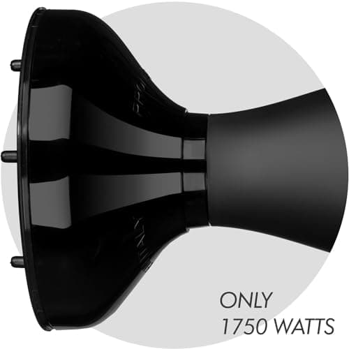 Sam Villa Artist Series Lightweight & Quiet Ionic Professional Hair Dryer With Variable Speed & Temperature, Black 5