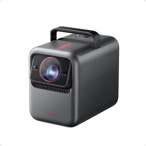 NEBULA X1 Triple Laser 4K Projector, 3,500 ANSI Lumens, 56,000:1 Contrast, 40W Stereo Sound, 0.9-1.5 Optical Zoom, Smart AI, Dolby Vision, 300" Screen, Built-In Micro Gimbal, GTV (Renewed)