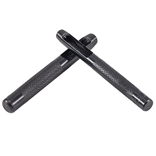 Spurtar Hollow Punch Set 12 Pieces 1/8"- 3/4" Heavy Duty Carbon Steel Round Leather Hole Tool Leather Punch Set Kit for Watch Cloth Belt Gaskets with Storage Bag (Black) 6