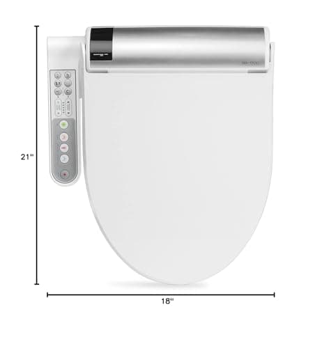 Bio Bidet Bliss BB-1700 Round White Toilet Seat with Warm Water 9