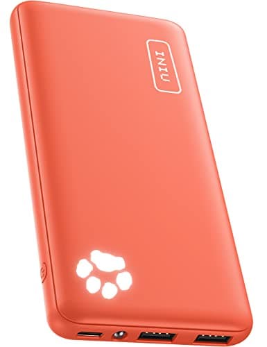 INIU Portable Charger, USB C Slimmest Triple 3A High-Speed 10000mAh Phone Power Bank, Flashlight External Battery Pack Compatible with iPhone 16 15 14 13 12 11 X Samsung S21 S20 Google iPad, etc