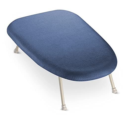 Bartnelli Tabletop Ironing Board Size 24x14 with Reinforced Steel Legs for Extra Stability, and Extra Layer Cover Padding for Smooth and Easy Ironing, Intelligent Locking System to Easily Fold Away