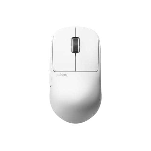 Pulsar Gaming Gears X2H Crazylight Wireless Gaming Mouse, Ultra Lightweight 1.30 oz (37g), Optical Switch, 32000 DPI, 750 IPS, XS-1 Sensor, 8k Compatible (Uyuni White)