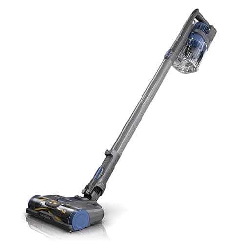Shark WZ250 Pet Pro Cordless Stick Vacuum with PowerFins Brushroll, XL Capacity, Self-Cleaning BrushRoll, LED Headlights, 40min Runtime, Perfect for Pets, Blue