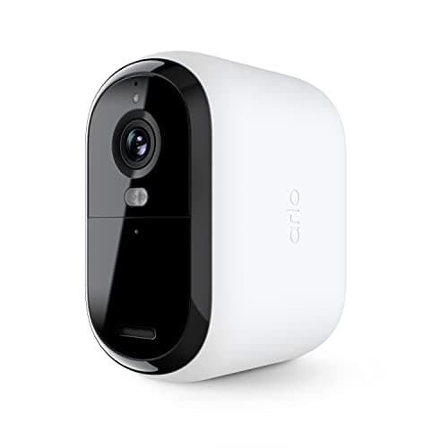 Arlo Essential XL Security Camera 2K | Indoor - Outdoor | 2nd Gen | 4X Longer Battery | Wire-Free with Spotlight, 2-Way Audio, Color Night Vision, Live Stream, Motion Activation, Notifications-White