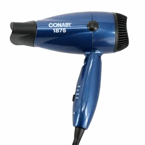 Conair Ion Shine Dual Voltage 1875 Watt Compact Folding Hair Dryer 5