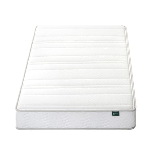 Zinus 6 Inch Foam and Spring Hybrid Mattress [New Version], Twin, Medium Firmness, Durable Support, Certified Safe Foams & Fabric, Mattress in A Box, White 12