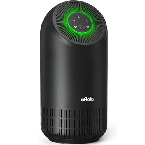 Afloia Air Purifier for Pets, Air Purifiers for Home Large Room Up to 880 Ft², Efficient Filter Air Cleaner for Home Remove 99.99% Pets Hair Odor Dust Smoke Mold Pollen, Fillo Black