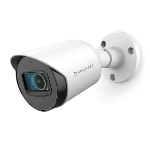 Amcrest Full HD 1080P Bullet Outdoor Security Camera (Quadbrid 4-in1 HD-CVI/TVI/AHD/Analog), 2-Megapixel, 98ft Night Vision, 2.8mm Lens 129° Viewing Angle, White (AMC1080BC28-W)