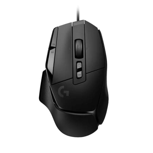Logitech G G502 X Wired Gaming Mouse - LIGHTFORCE Hybrid Optical-Mechanical Primary switches, Hero 25K Gaming Sensor, Compatible with PC - macOS/Windows - Black