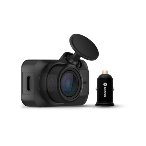 Garmin Dash Cam Mini 3 Ultra-Compact 1080p Camera with 140-Degree Field of View (Black) Bundle with Dash Camera Accessory (2 Items)