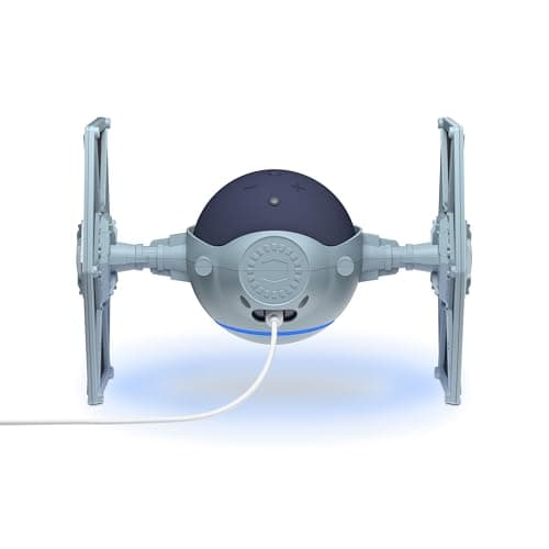 STAR WARS Echo Dot Bundle: Includes Echo Dot (5th Gen, 2022 release) | Deep Sea Blue and Limited Edition STAR WARS TIE Fighter Stand 6