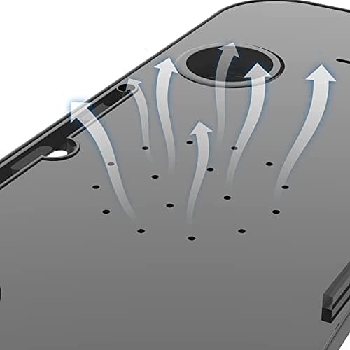 Qsxou Treadmill Desk Attachment 36 Inches Tread Tray Workstation, Laptop Stand Holder for Notebooks, Tablets, Phone,Cup,Ergonomic Platform with Cooling Holes & Edge Protector 6