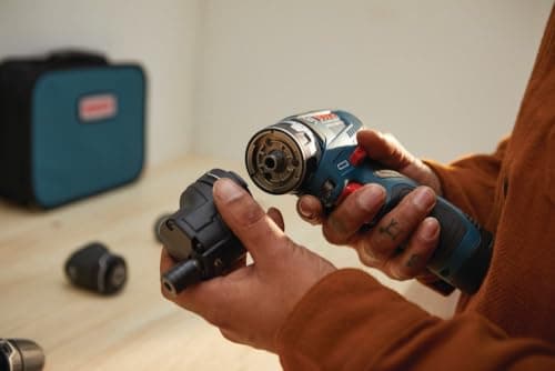 Bosch GSR12V-300FCB22 12V Max Drill/Driver with 5-In-1 Flexiclick® System with (2) 2.0 Ah Batteries 15