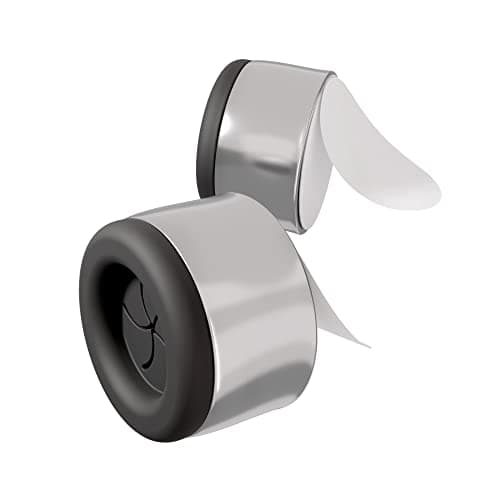 Hometastic Set of 4 Premium Towel Holders for Bathroom, Kitchen and Household - Stainless Steel Tea Towel Holder - Towel Hook Round - Self-Adhesive - No Drilling (Black) 7