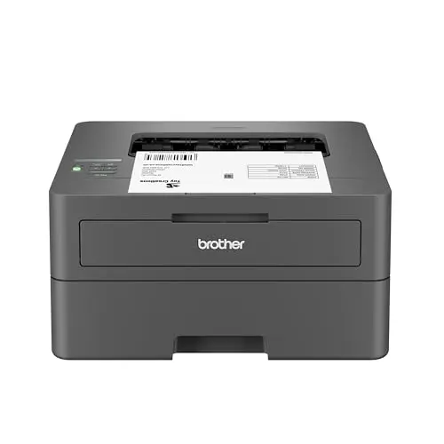 Brother HL-L2405W Wireless Compact Monochrome Laser Printer with Mobile Printing, Black & White Output | Includes Refresh Subscription Trial(1), Works with Alexa