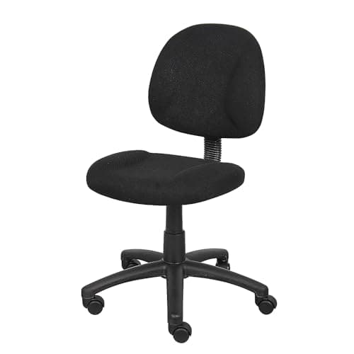 Boss Black Deluxe Posture Chair, Model Number: 217EBONY 8