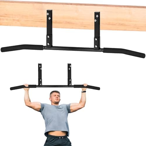 ATENTO Pull Up Bar, Chin Up Bars Ceiling Mount, Workout for Home Gym, Beam, Crossfit - Heavy-Duty, Foam Grip, 40'' Wide, Easy installation