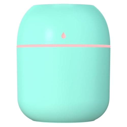 Portable Small Humidifier, USB Personal Desktop Humidifier for Car, Office Room, Bedroom, Auto Shut-Off, 2 Mist Modes, Super Quiet(220ml, Mint)