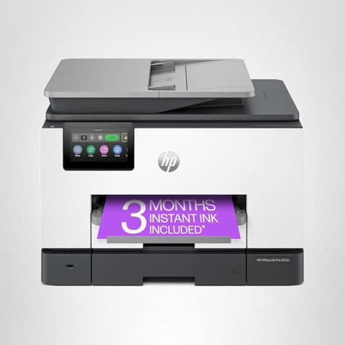 HP OfficeJet Pro 9135e Wireless All-in-One Color Inkjet Printer, Print, scan, copy, fax, ADF, Duplex printing best-for-office, 3 month Instant Ink trial included, AI-enabled (404M0A) 18