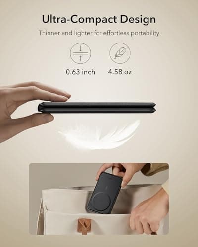 ESR 3 in 1 Charging Station for Apple, Certified Apple Watch Charger, 15W MagSafe Charger Stand for iPhone, Travel Charger for iPhone 17/16/15/14/13, Watch, AirPods,Black 7