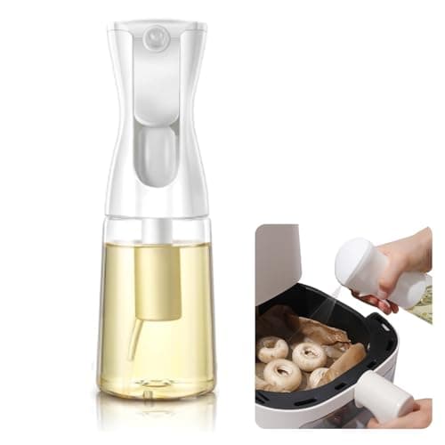 Mistifi oil spray 200ml PET food grade bottle Fine Mist Spray Bottle for Air Fryer, Olive Oil, Healthy Nonstick Frying, Commercial & Home Kitchen Use (200ml PET bottle 998)