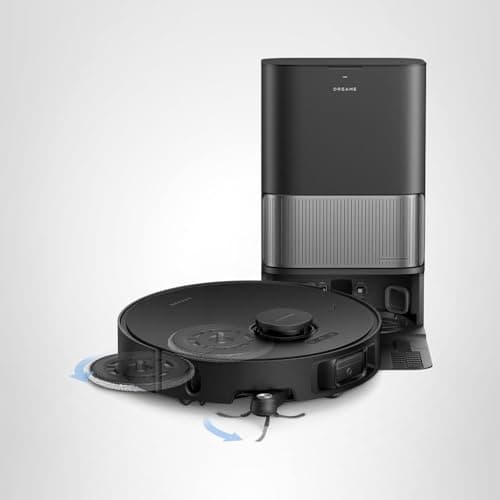 DREAME L40s Ultra Robot Vacuum and Mop, Auto-Empty, Mop Self-Cleaning, 1,9000Pa Suction, 100% Detangling DuoBrush, Extending Mops and Side Brush, 40mm Obstacle Clearing, App & Voice Control (Black) 10