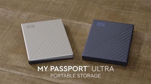 WD 6TB My Passport Ultra Blue, Portable External Hard Drive, Backup Software with Defense Against ransomware, and Password Protection, USB-C and USB 3.1 - WDBEJA0060BBL-WESN 5
