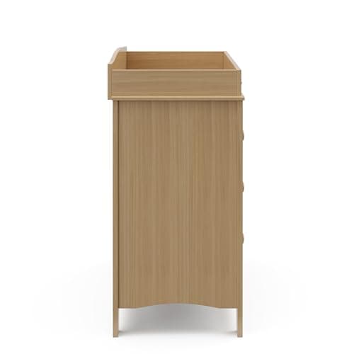 Graco Noah 3 Drawer Changing Table Dresser (Driftwood) – GREENGUARD Gold Certified Baby Dresser with Changing Table Top, Baby Changing Table Dresser, Includes Interlocking Drawer System 11