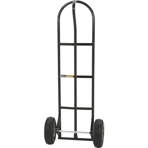 Ironton Steel Pneumatic Hand Truck Dolly, 600-Lb Capacity, Heavy-Duty Steel Frame, 10-in Pneumatic Tires, P-Style Handle, 14" x 8.5" Toe Plate 5