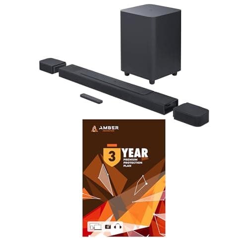 JBL BAR-1000 7.1.4ch Soundbar and Subwoofer with Surround Speakers and 3 Year Amber Protection Plan (2022)