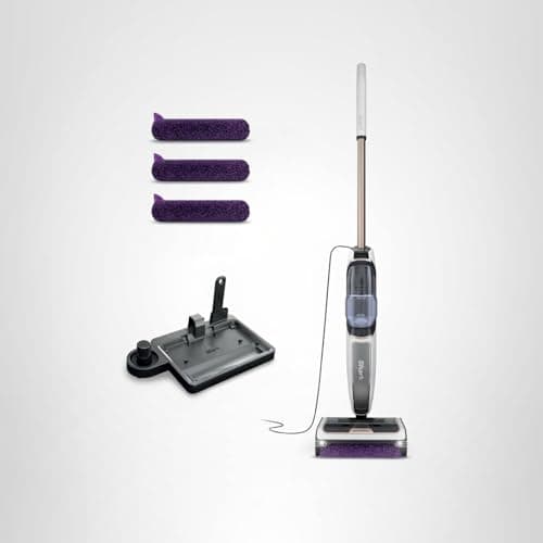Shark Steam Pickup 3-in-1 Steam Mop Picks Up Debris, Deep Scrubs, & Steam Sanitizes - All At Once, Lightweight Steam Cleaner for Home, Steam Cleaner for Hardwood, Tile & Laminate, White, SD205CCO 10