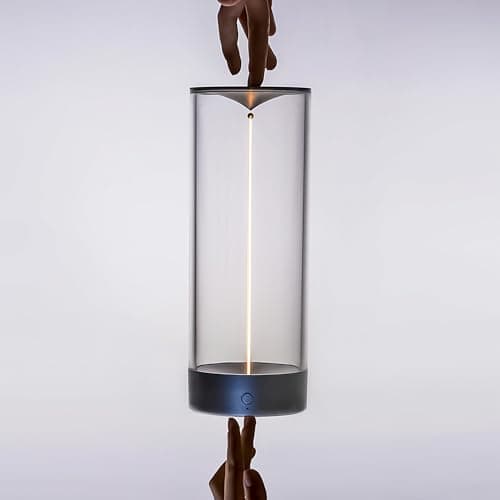 AUGE LIGHT Minimalist Desk Lamp Cordless Table Lamp LED Rechargeable Modern Nightstand Lights Dimmable with 3 Levels for Gaming, Home Office, Bedroom, Living Room, Kitchen, Bar