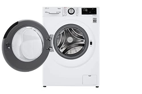 LG WM3555HWA 24 Inch Smart All In One Washer/Dryer with 2.3 cu. ft. Capacity, Wi-Fi Enabled, 14 Wash Cycles, 1400 RPM, Ventless, NeveRust Stainless Steel Drum, Quiet Operation, TrueBalance 6