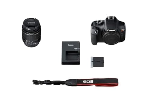 Canon EOS Rebel T100 DSLR Camera with EF-S 18-55mm f/3.5-5.6 III Lens, 18MP APS-C CMOS Sensor, Built-in Wi-Fi, Optical Viewfinder, Impressive Images & Full HD Videos, Includes 32GB SD Card 7