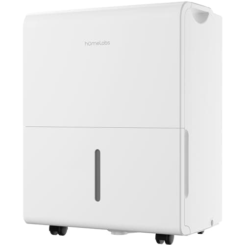 hOmeLabs 22 Pint Wi-Fi Dehumidifier for up to 3,000 Sq Ft Rooms (MAX 56 Pint at 95°F, 90% RH) – Compact, Smart Moisture Control for Home, Bedroom, or Bathroom 7