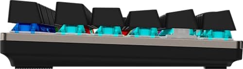 msi Forge GK310 RED US - Mechanical Keyboard, HOT SWAPPABLE, RED SWITCHES, RGB, Ergonomic, Anti-GHOSTING, Angle-Adjustable (Black) 6