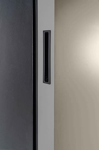 Frigidaire 10 Cu. Ft. Upright Convertible Fridge/Freezer, Reversible Door, Removable Glass Shelves, Adjustable Controls, Platinum Finish 9