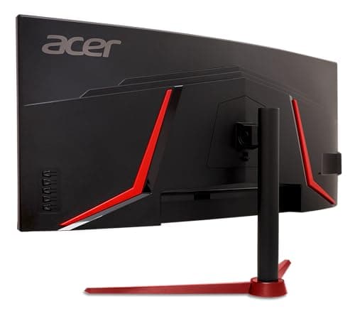acer Nitro 34 Inch UWQHD 3440 x 1440 1500R Curved PC Gaming Monitor | AMD FreeSync Premium | Up to 180Hz Refresh | 1ms (VRB) | 400nit | DisplayHDR 400 | One DP 1.4 & Two HDMI 2.0 | XZ342CU Vbmiiphx 13