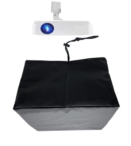 Projector Dust Cover Case Protector,UV-Resistant Cover Oxford Cloth Material,Waterproof,Dust-Proof,Adjustable Retractor,Fit for Ceiling Mounted Projector and Universa Projector