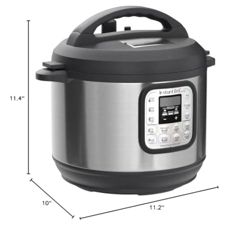 Instant Pot Duo 7-in-1 Mini Electric Pressure Cooker, Slow Rice Cooker, Steamer, Sauté, Yogurt Maker, Warmer & Sterilizer, Includes Free App with over 1900 Recipes, Stainless Steel, 3 Quart 11