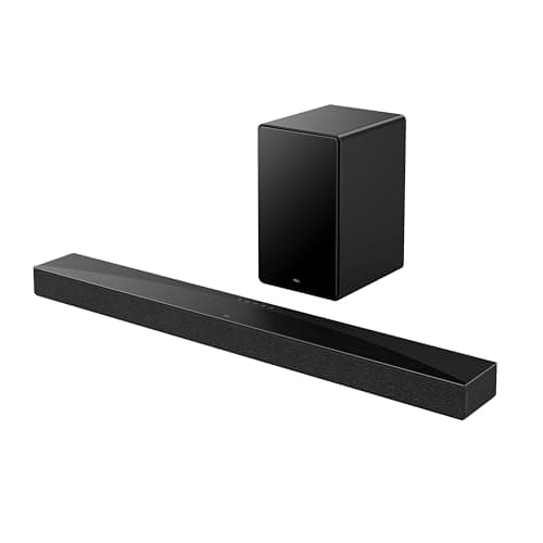 TCL Q65H Q Class 5.1 Channel Soundbar with Dolby Atmos, Ray Danz Technology, and Wireless Subwoofer - Black, 580 watts - (Renewed)