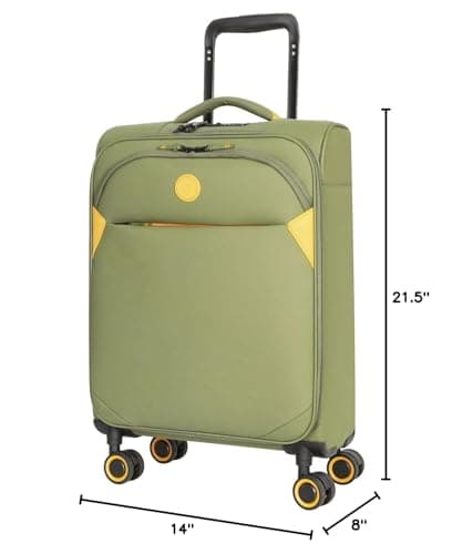Verage Cambridge Lightweight Carry On Luggage,Softside Expandable Suitcase with Spinner Wheel (20-Inch, Green) 10